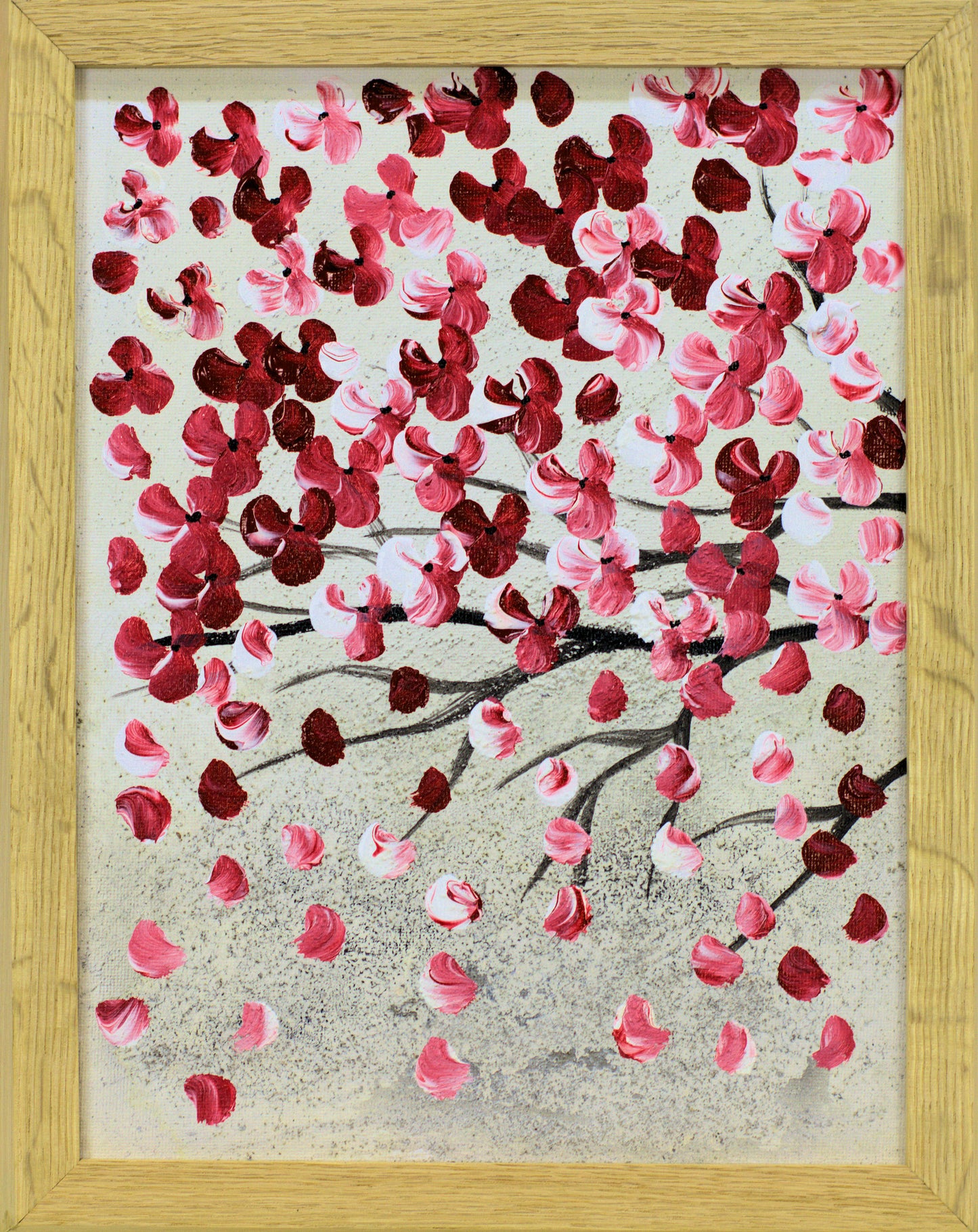 Spring Days in Japan – Cherry Blossom Triptych by Edelgard Schroer | Framed | Ready to Hang