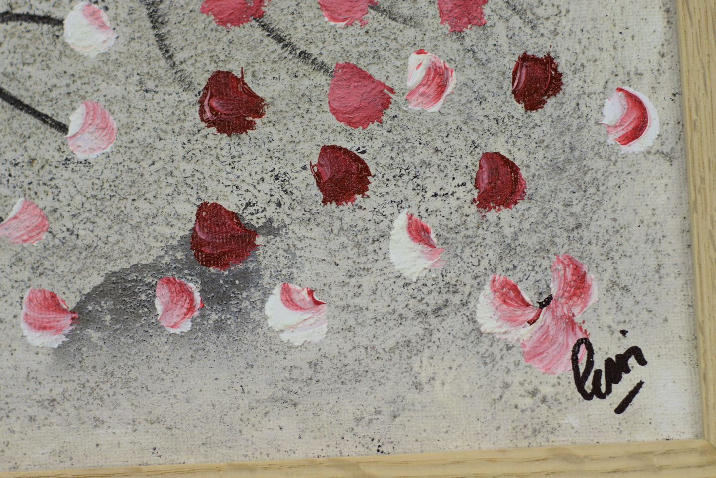 Spring Days in Japan – Cherry Blossom Triptych by Edelgard Schroer | Framed | Ready to Hang