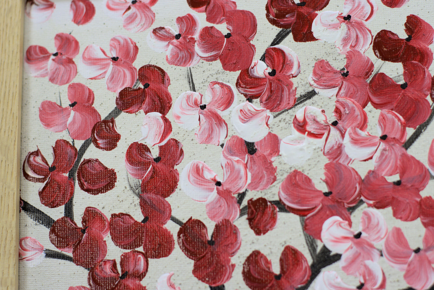 Spring Days in Japan – Cherry Blossom Triptych by Edelgard Schroer | Framed | Ready to Hang
