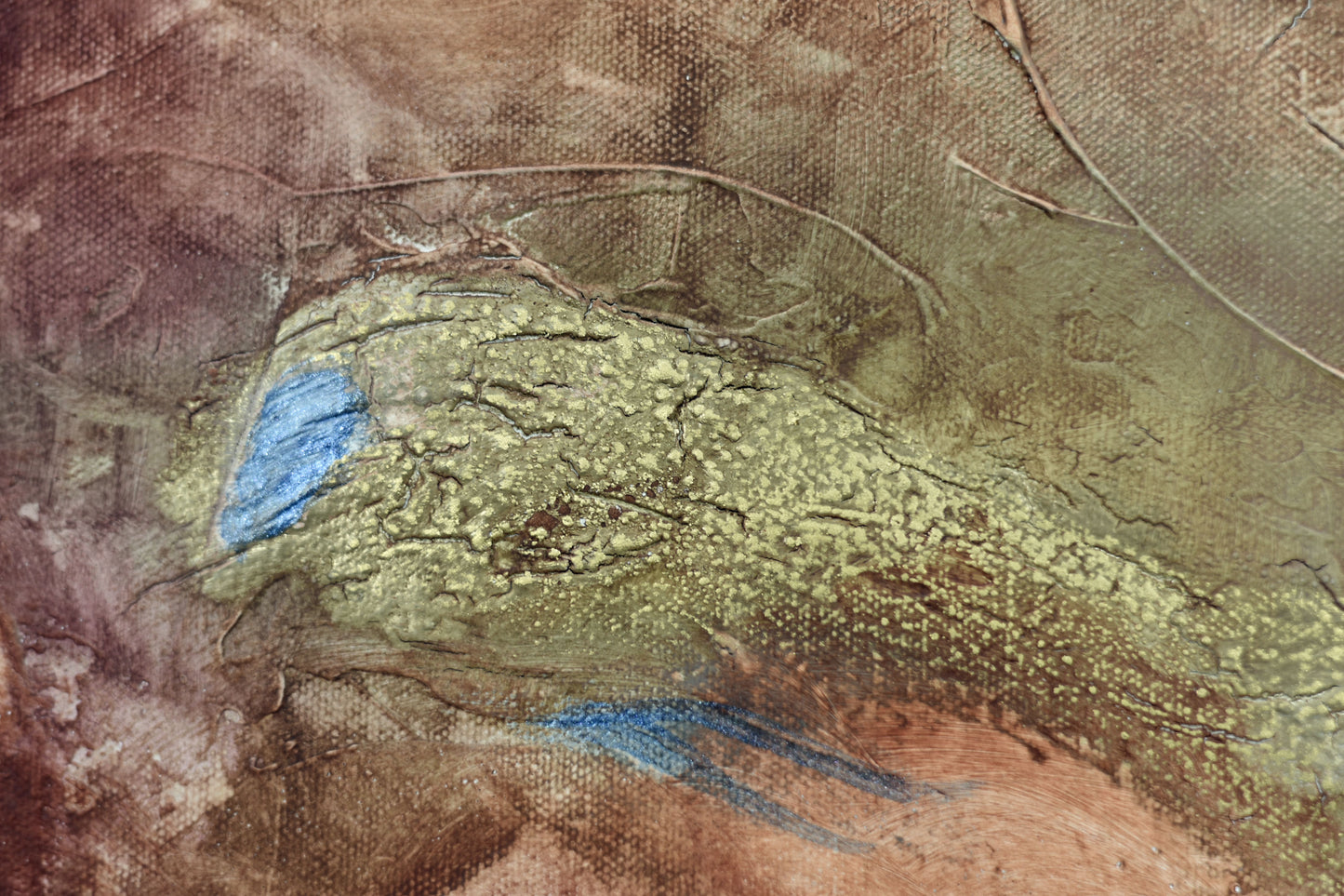 Birth of an Angel – Textured Abstract Acrylic by Edelgard Schroer | 80 × 60 cm