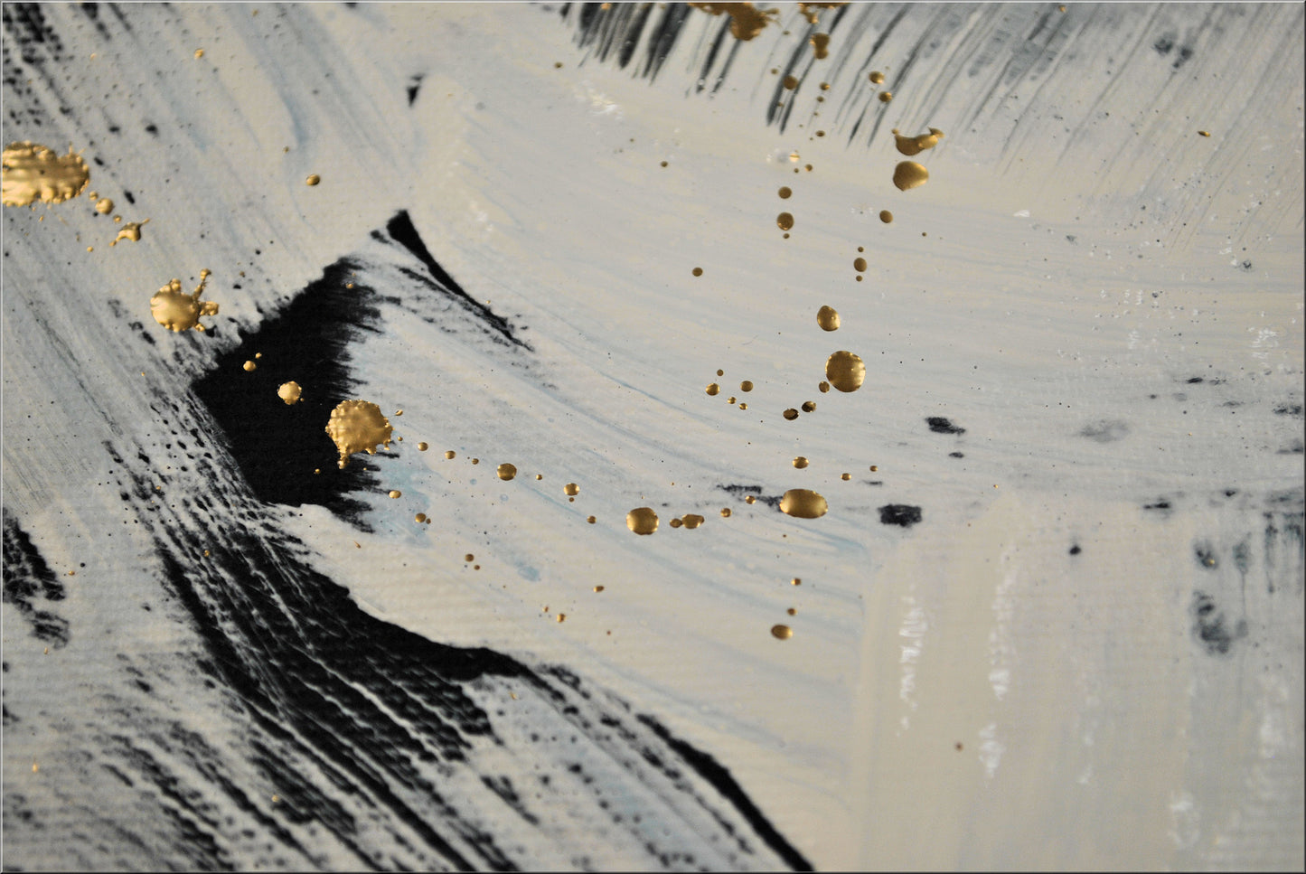 Bleu – Abstract Blue Painting | 190×90 cm | Edelgard Schroer