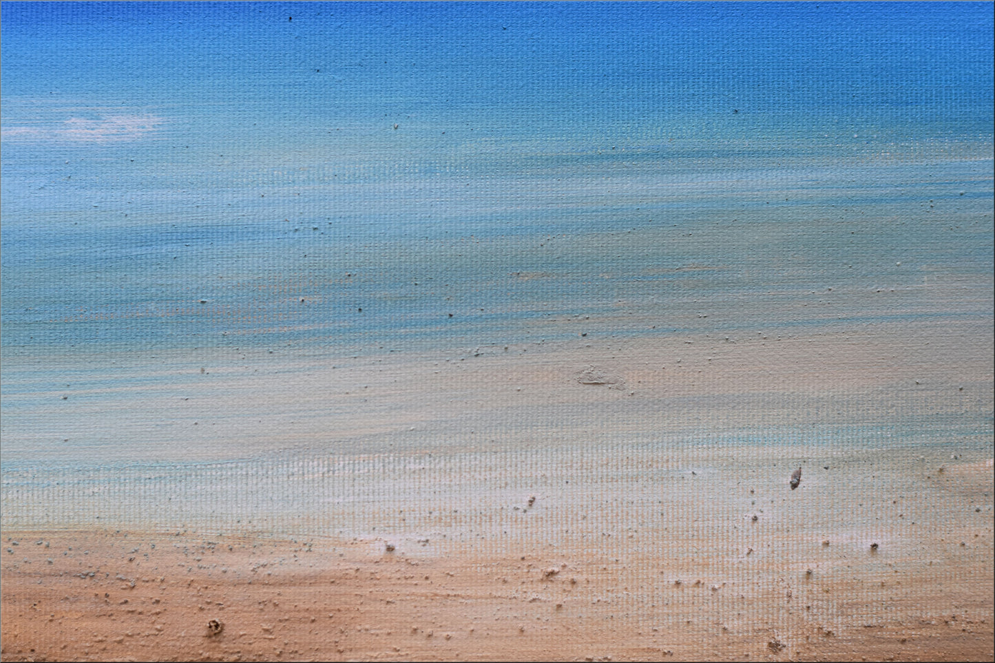 Desire – Abstract Ocean Landscape by Edelgard Schroer | 120x50 cm | Original Painting