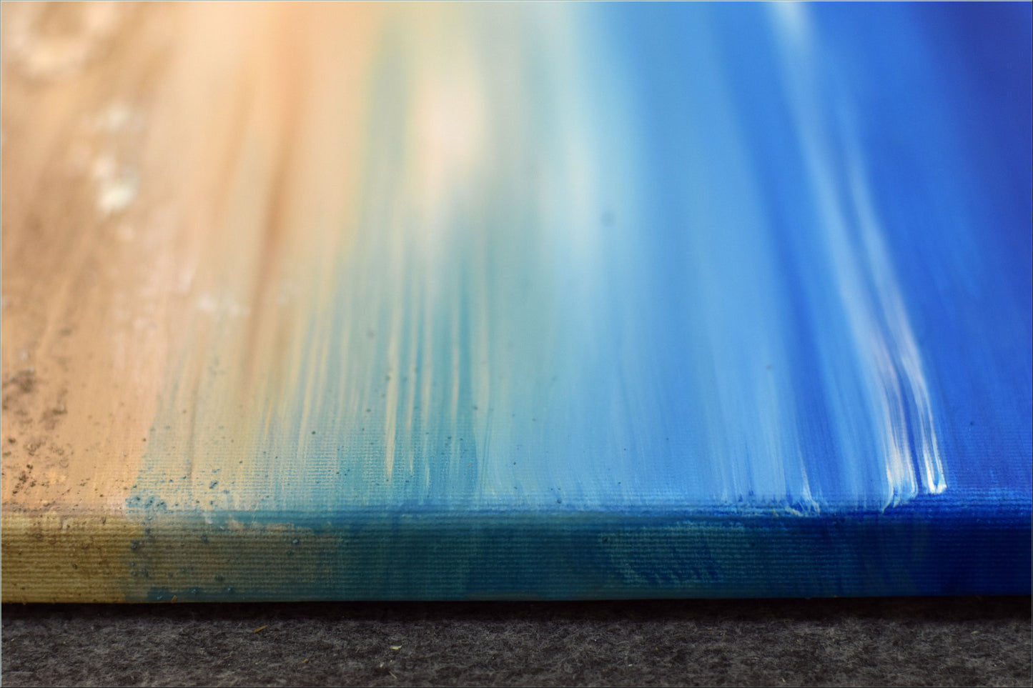 Desire – Abstract Ocean Landscape by Edelgard Schroer | 120x50 cm | Original Painting