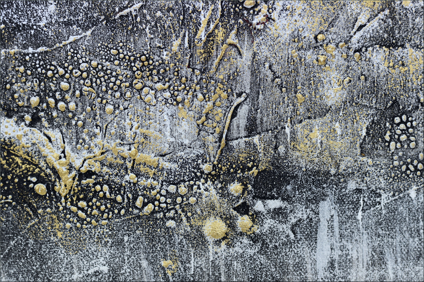 Leaving Paris – Framed Abstract Painting by Edelgard Schroer | 73 × 73 cm