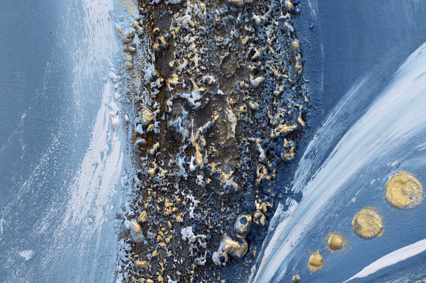 Tidal Bronze – Abstract Teal Bronze Painting | 50×50 cm | Edelgard Schroer