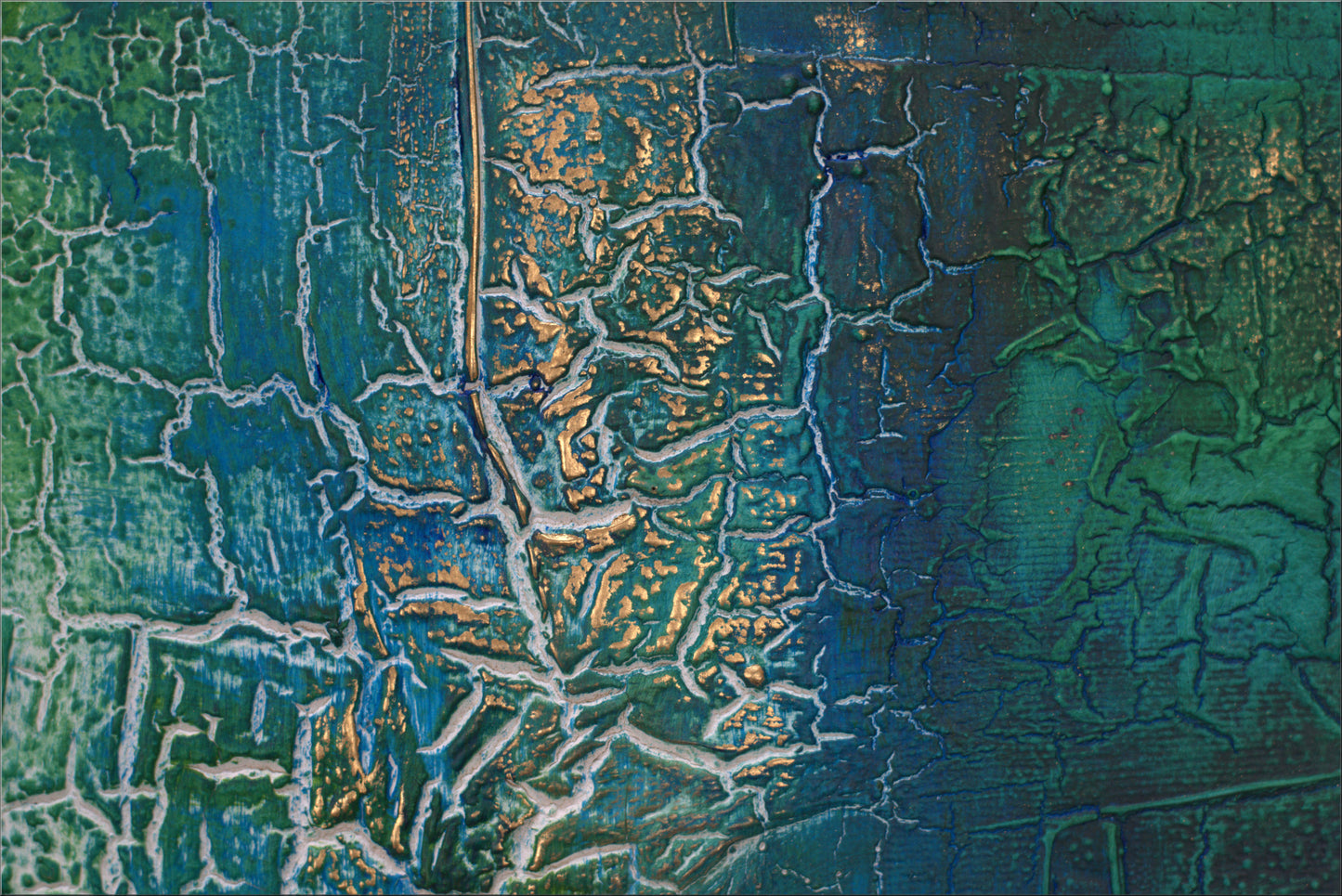 Golden Fields – Abstract Acrylic Textured Painting | 53 x 113 cm | Edelgard Schroer
