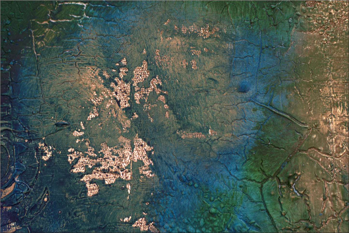 Golden Fields – Abstract Acrylic Textured Painting | 53 x 113 cm | Edelgard Schroer