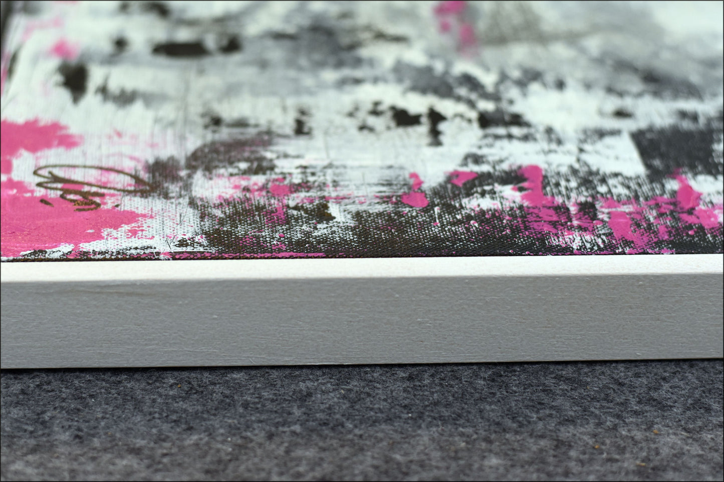 Simpatico – Abstract Acrylic Painting | 50 × 60 cm | Edelgard Schroer