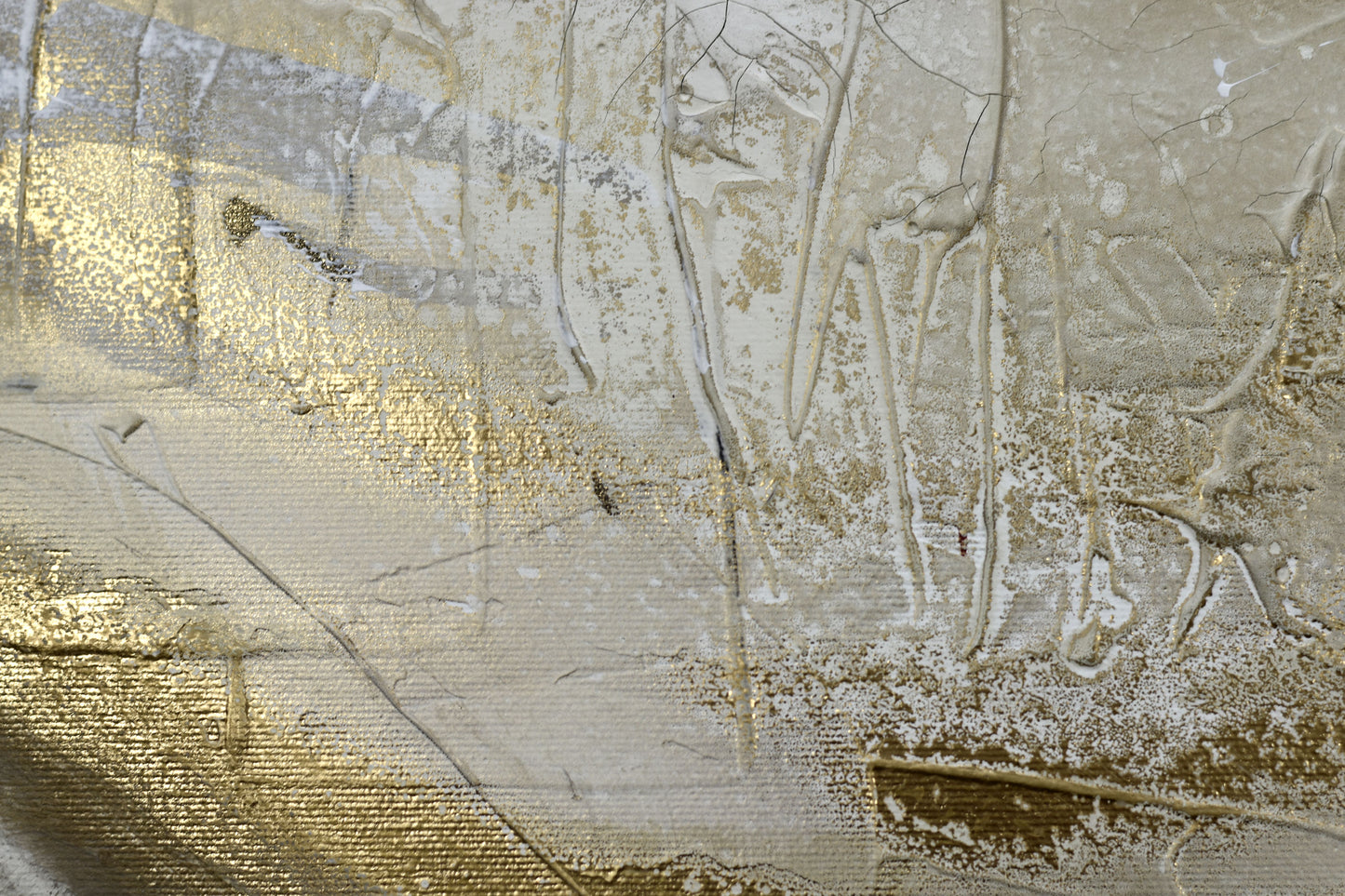Caffeine Dreams – Gold & Coffee Abstract by Edelgard Schroer | 123 × 63 cm