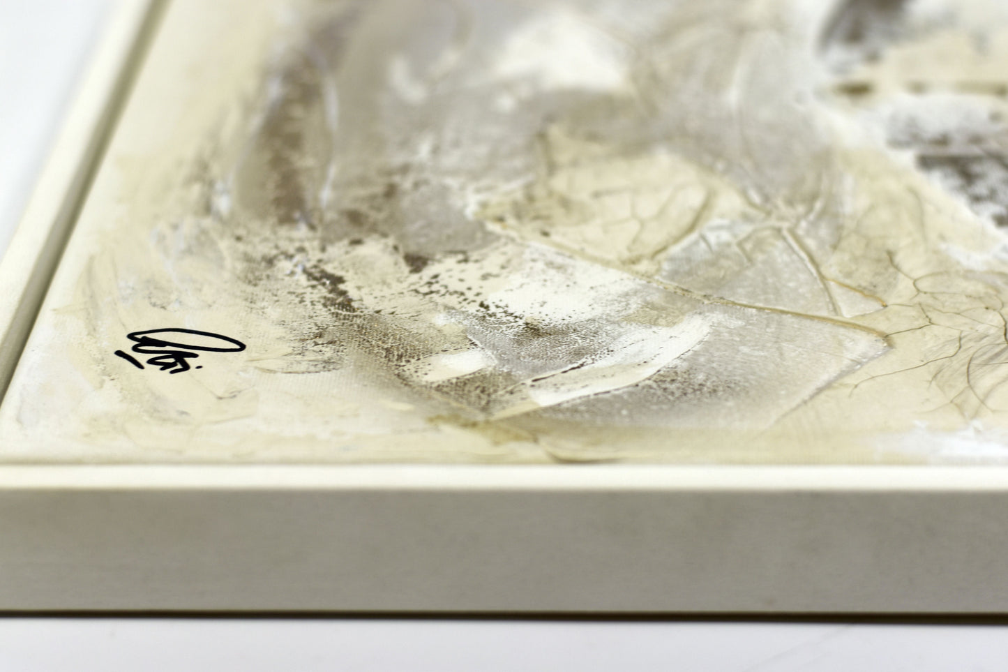 Caffeine Dreams – Gold & Coffee Abstract by Edelgard Schroer | 123 × 63 cm