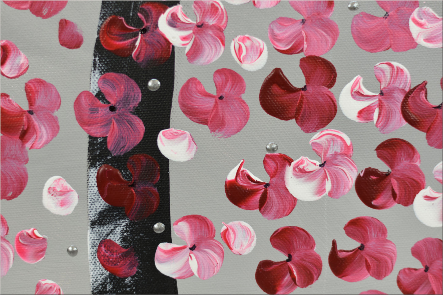 Kirschbaum – Cherry Blossom Acrylic Painting | 100 x 120 cm | Edelgard Schroer