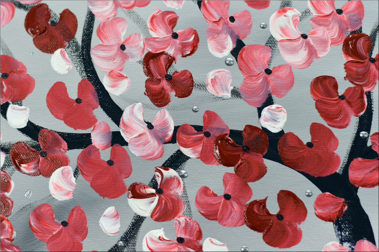Dream of Spring – Cherry Blossom Painting | 100×80 cm | Edelgard Schroer