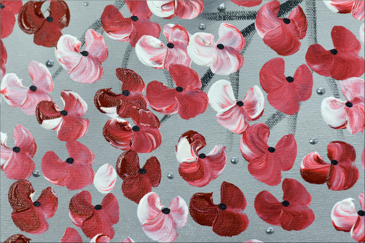 Dream of Spring – Cherry Blossom Painting | 100×80 cm | Edelgard Schroer