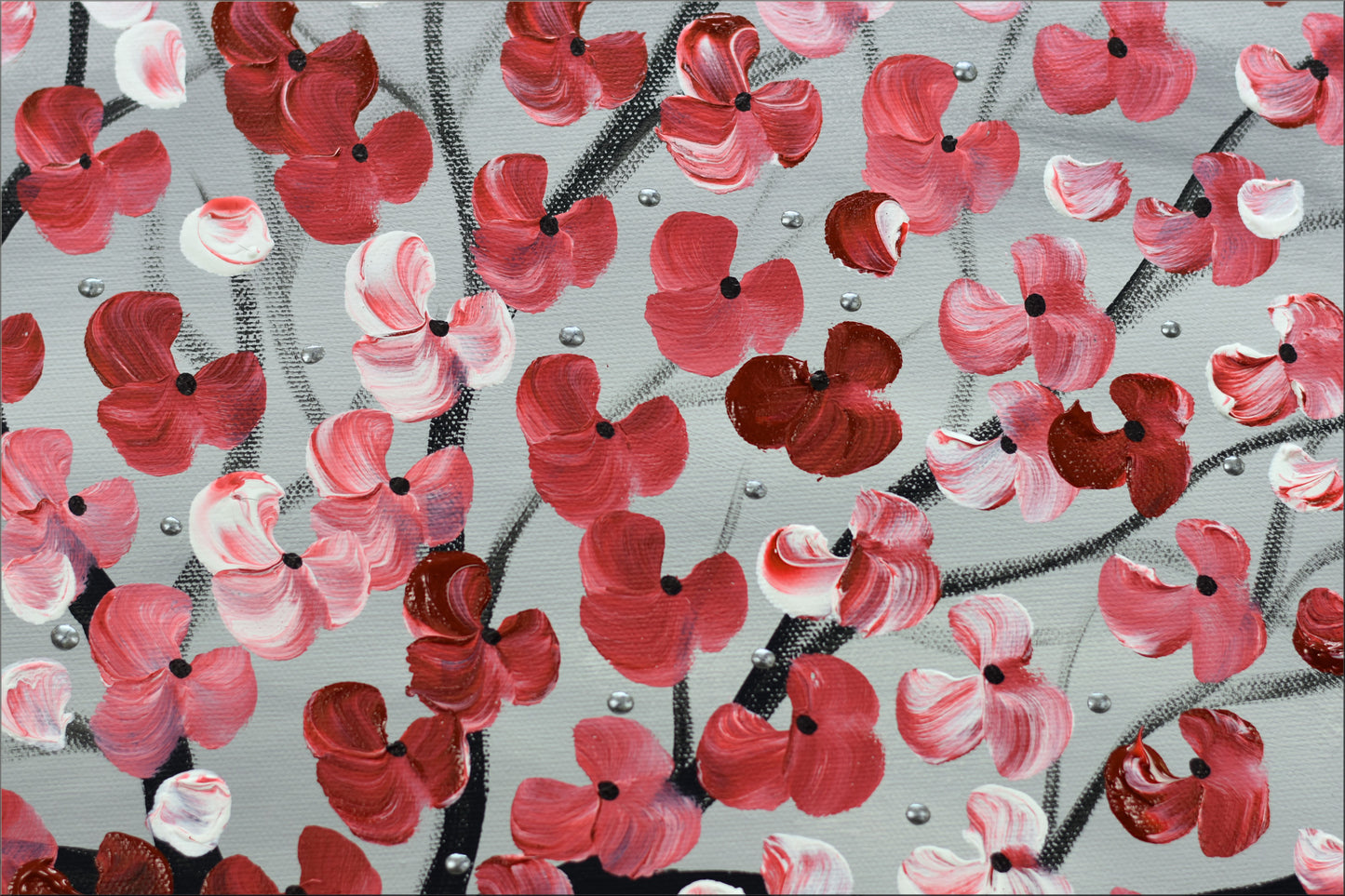 Dream of Spring – Cherry Blossom Painting | 100×80 cm | Edelgard Schroer