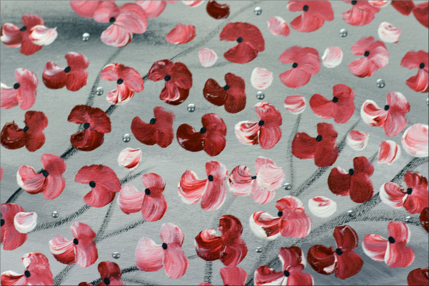 Dream of Spring – Cherry Blossom Painting | 100×80 cm | Edelgard Schroer
