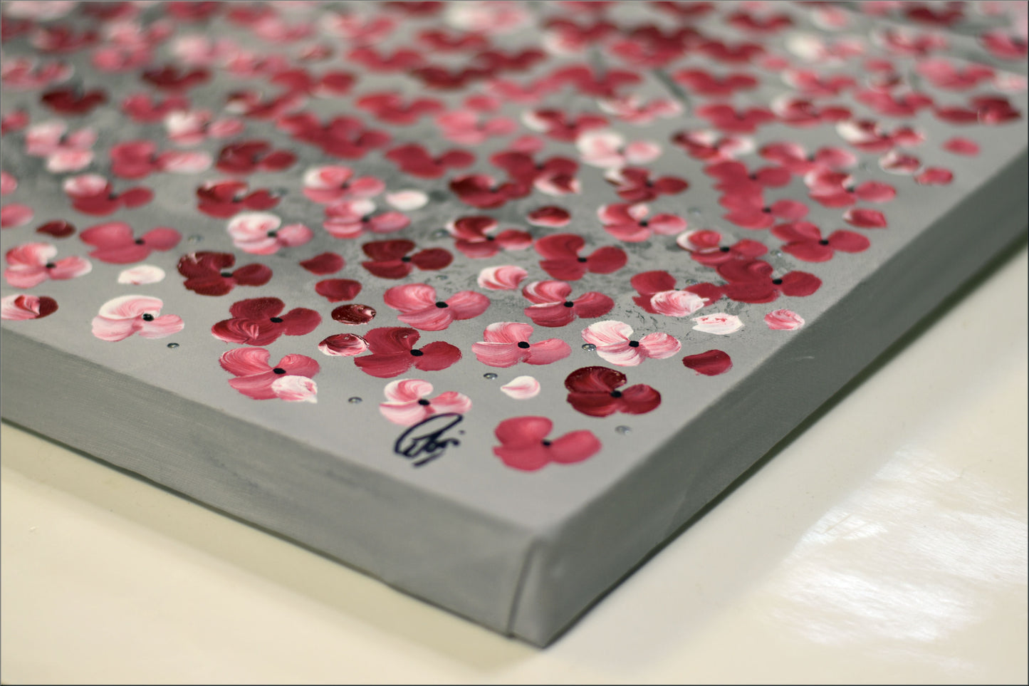 Dream of Spring – Cherry Blossom Painting | 100×80 cm | Edelgard Schroer