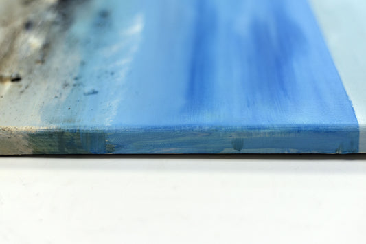 Endless Horizon – Abstract Seascape Painting | 180× 90 cm | Edelgard Schroer