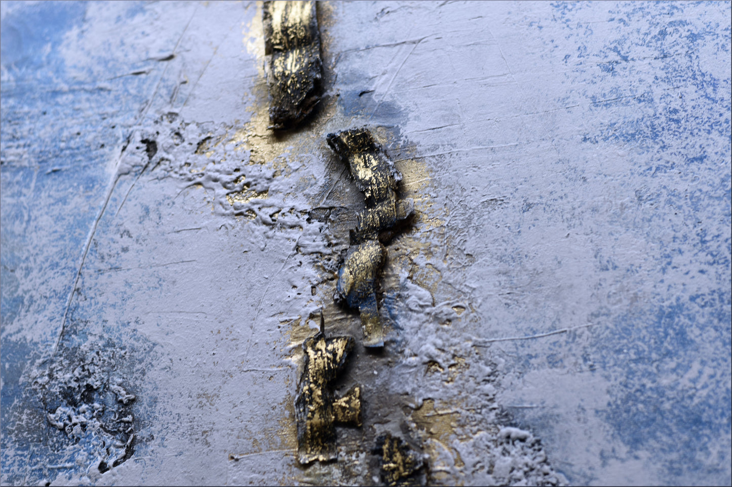 Monument – Abstract Textured Painting | 120 × 120 cm | Edelgard Schroer