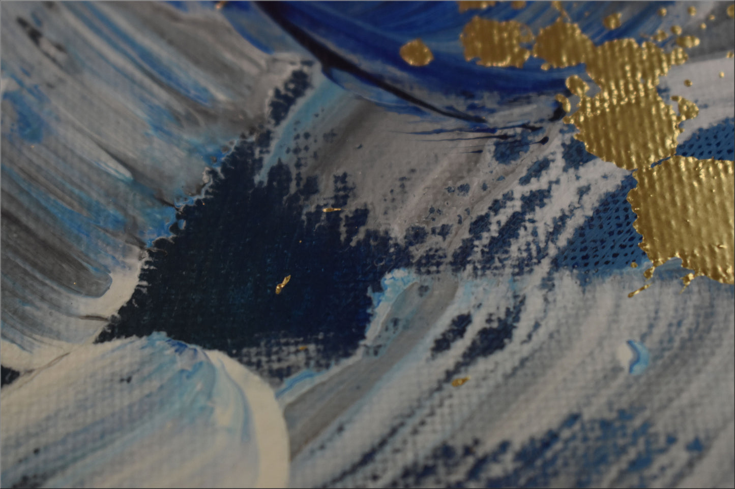 White Wings – Abstract Sea Painting | 115×75 cm | Edelgard Schroer