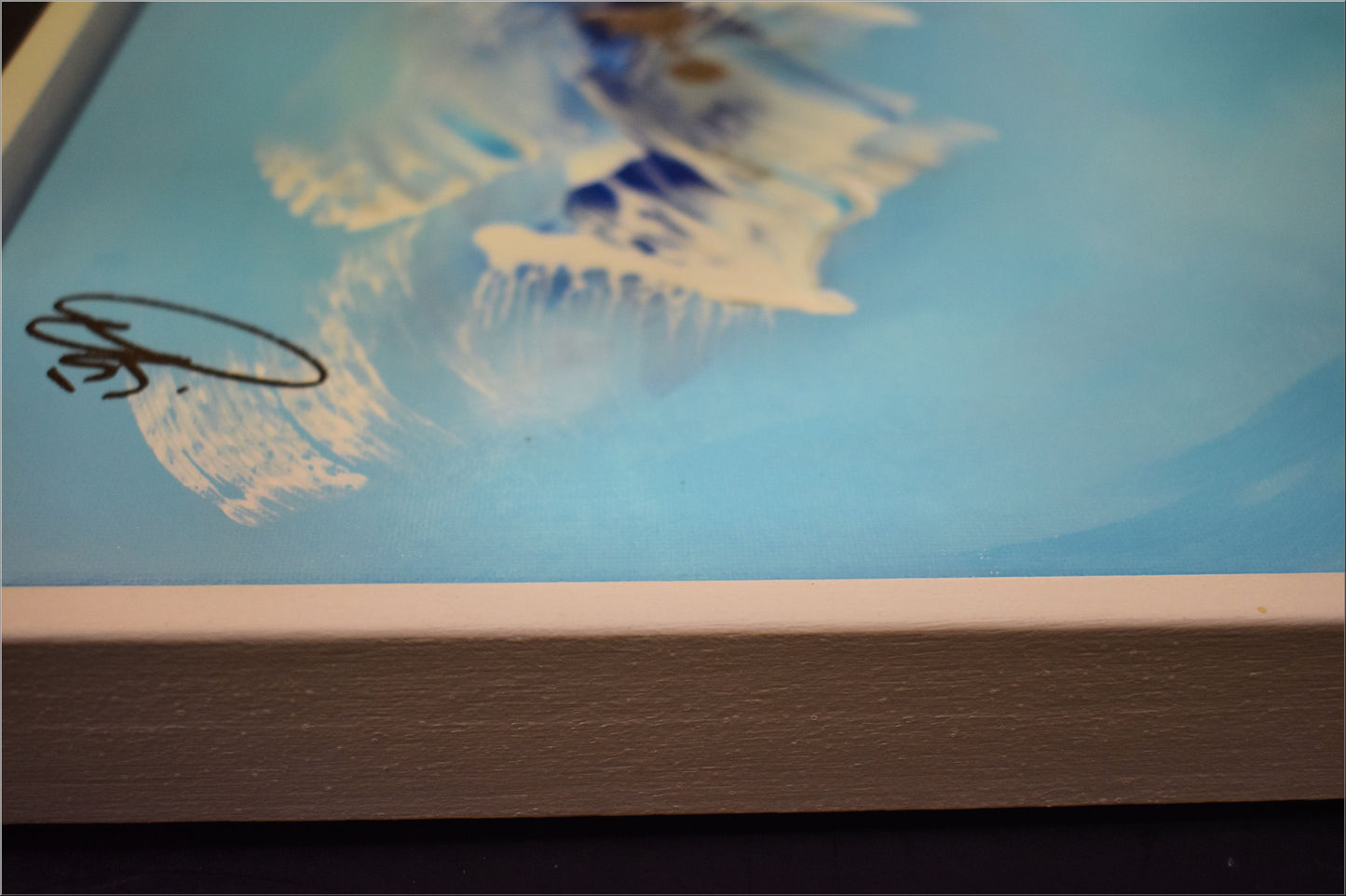 White Wings – Abstract Sea Painting | 115×75 cm | Edelgard Schroer