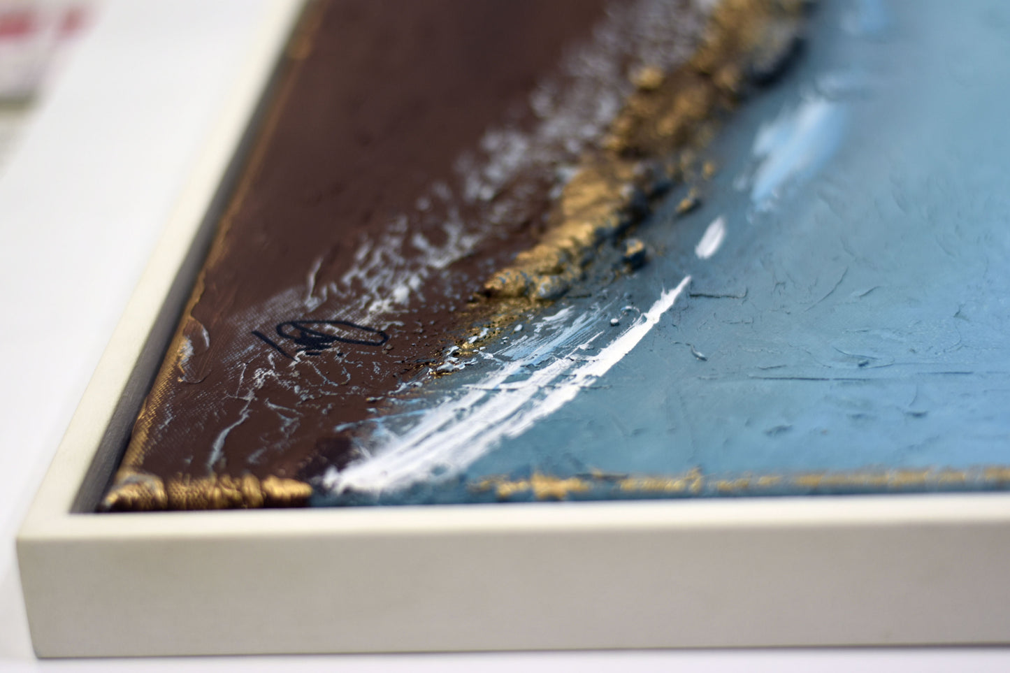 Flow of Time – Abstract Spiral Painting | 103×53 cm | Edelgard Schroer