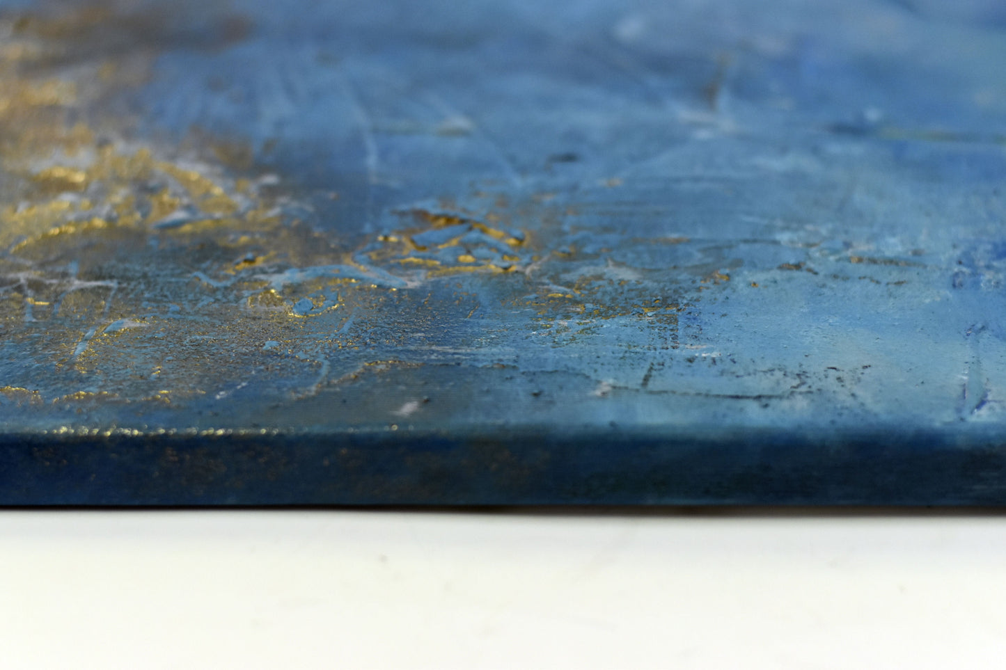 Sun Traces – Abstract Textured Painting | 120×70 cm | Edelgard Schroer