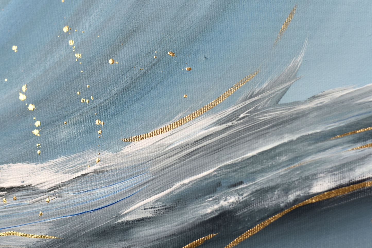 Ocean Loop – Abstract Ocean Painting | 120×50 cm | Edelgard Schroer