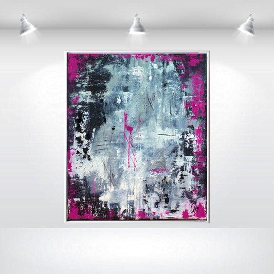 Simpatico – Abstract Acrylic Painting | 50 × 60 cm | Edelgard Schroer